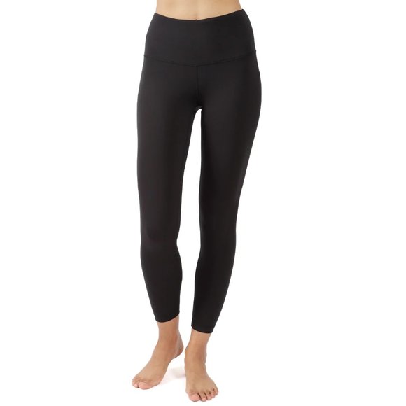 Yogalicious by Reflex Women's Black Lux Hi Rise Basic Ankle Legging / XS & S - Picture 1 of 11